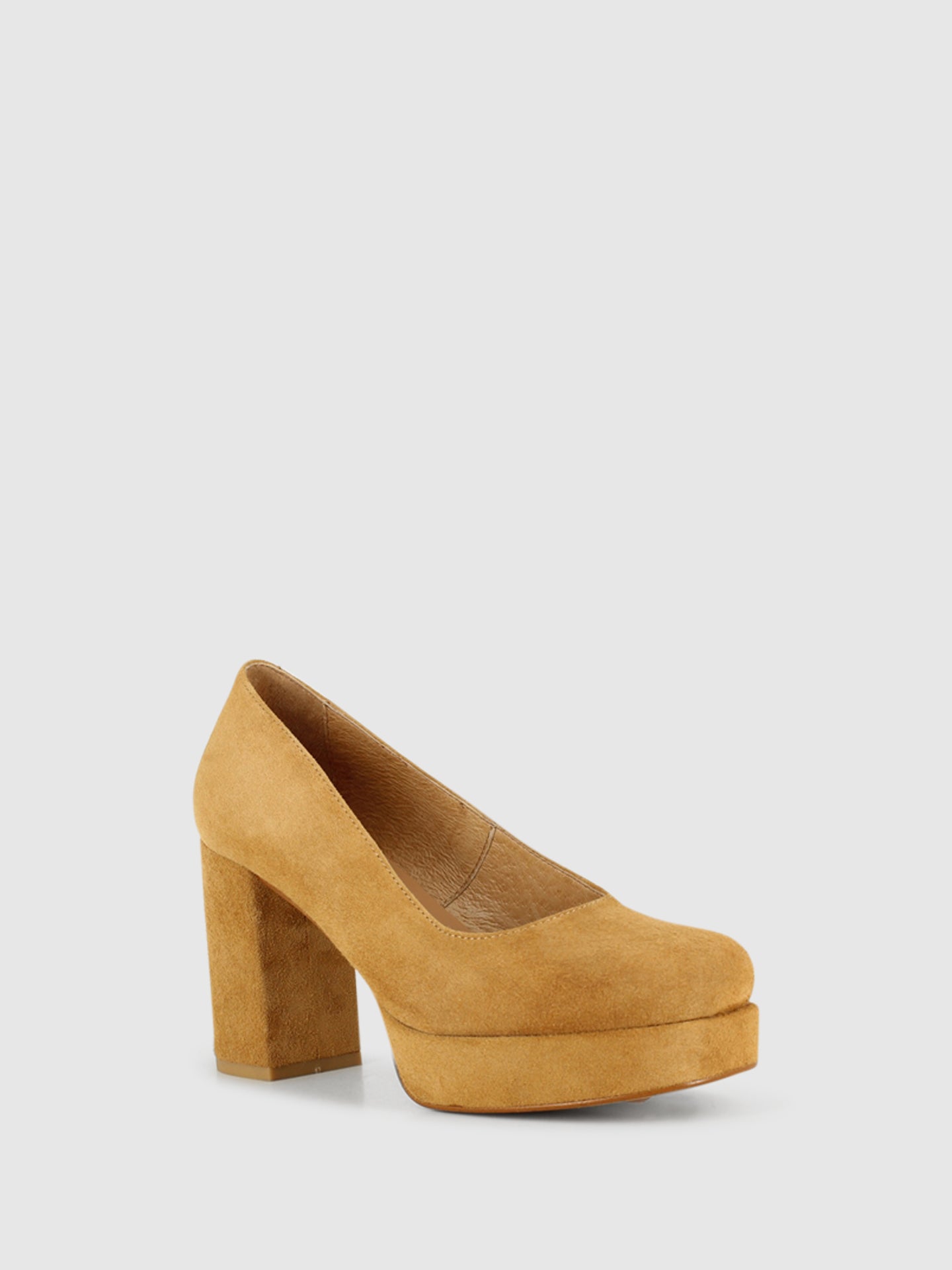 Foreva Sapatos de Plataforma em Camel